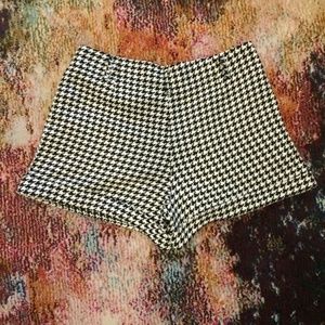 Houndstooth Shorts